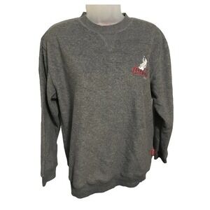 Coca Cola Sweatshirt Adult Gray Long Sleeve